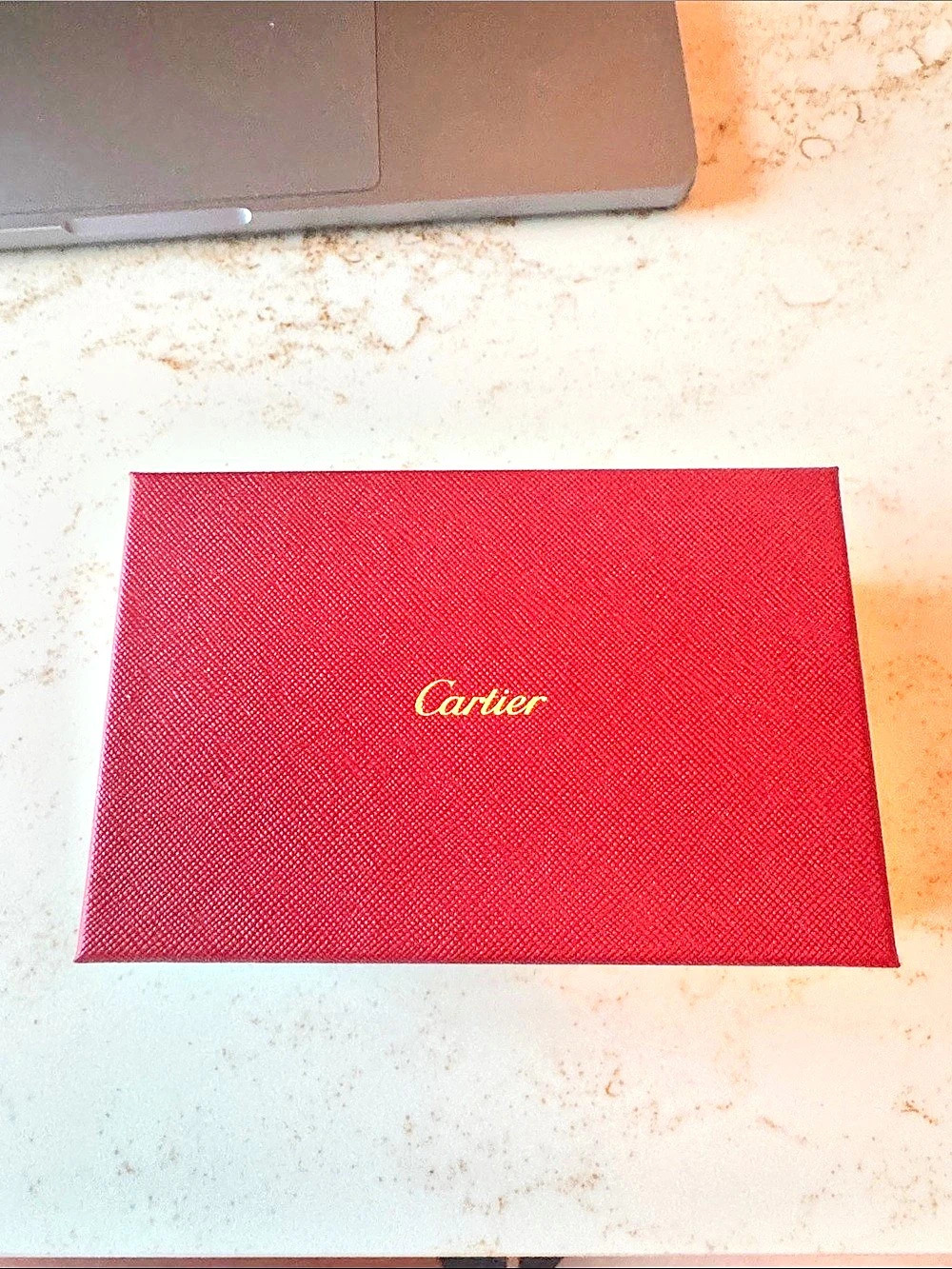Cartier Box Presentation Set in Red, with Bag